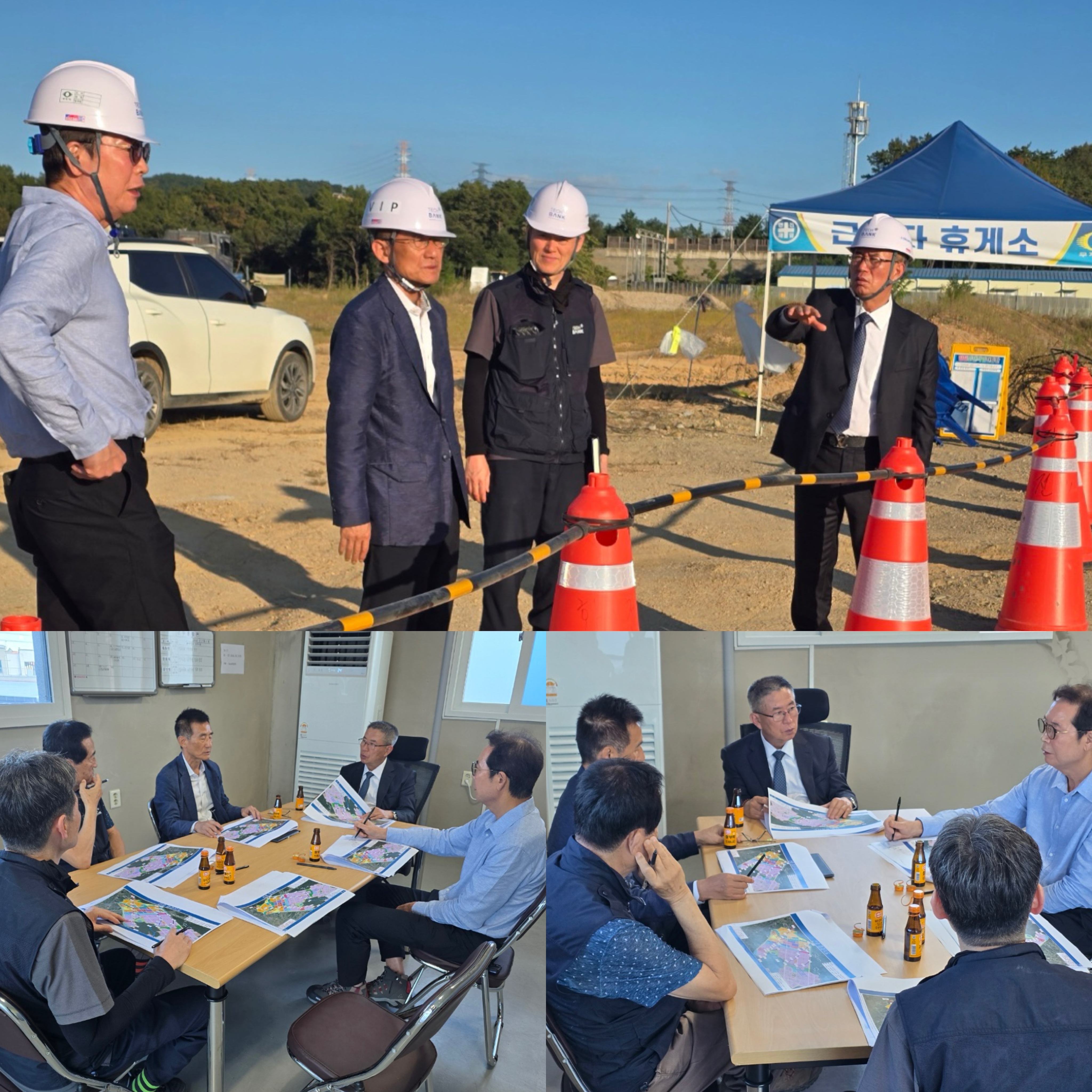 154kV 선산-고아T/L 임시이설공사 현장 방문 -  안전한 현장, 완벽한 품질관리 당부